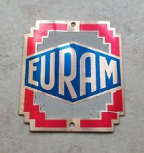 Head badge cycle Vintage EURAM France bicycle antique bike french Review