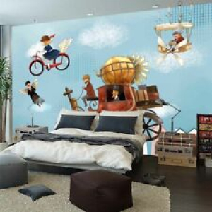 Bicycle Wing Girl 3D Full Wall Mural Photo Wallpaper Printing Home Kids Decor Review