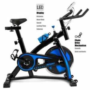 Stationary Exercise Bike Adjustable Bicycle Cardio Cycling Workout Machine Gym Review