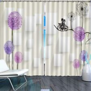 Black Wave Nice Bicycle 3D Curtain Blockout Photo Printing Curtains Drape Fabric Review