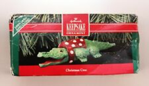 Hallmark Keepsake Ornament 1990 Christmas Croc handcrafted – jaws open and close Review