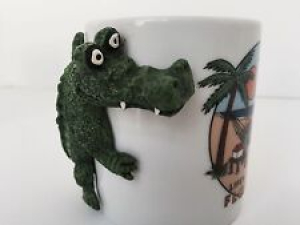 LIFE’S A CROC FLORIDA 12 oz Coffee Mug White Souvenir Cup 3 D Croc Alligator Review
