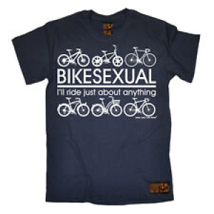 Cycling Bikesexual bicycle cycle funny top Birthdayátee sports T SHIRT T-SHIRT Review