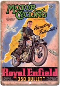 Royal Enfield Bicycle Vintage Ad 10″ x 7″ Reproduction Metal Sign B329 Review