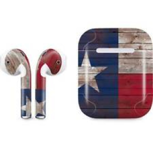 Countries of the World Apple AirPods Skin – Texas Flag Dark Wood Review