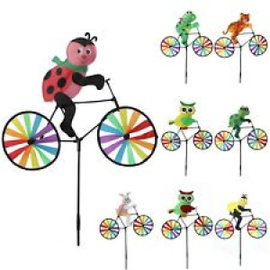Lot of 6X Animal Bicycle Windmill Wind Spinner Decoration Home Yard Garden Decor Review