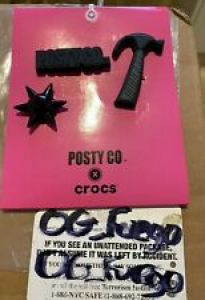 Post Malone Posty Co x Crocs Edgy Jibbitz Charms ✅ IN HAND ✅ FAST SHIPPING ✅ Review