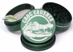 Croc Crusher – 4 Piece Herb Grinder – 2.5” Pocket Size – Green  Review