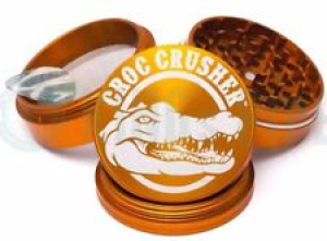 Croc Crusher – 4 Piece Herb Grinder – 2.5” Pocket Size – Orange  Review