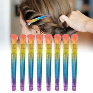 8x Salon Croc Hair Styling Clips-Sectioning  Hair Clip Plastic Colorful Review