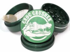 Croc Crusher – 4 Piece Herb Grinder – 2.2” Standard Size – Green  Review