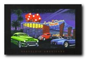 Casino Cruz Nite Nostalgic Americana Old Advertisement Travel Art Print (18×24) Review