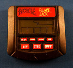 BICYCLE BLACKJACK 21 ELECTRONIC HANDHELD LCD GAME CASINO LAS VEGAS TIGER POCKET Review
