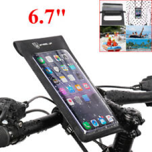 6.7″Waterproof Bicycle Handlebar Mobile Phone Dual-purpose Holder Mount Case Bag Review
