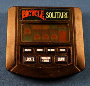 BICYCLE SOLITAIRE ELECTRONIC HANDHELD LCD GAME CASINO LAS VEGAS TIGER VINTAGE Review
