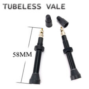 2 pcs 58MM FV valve Road bike alloy tubeless tire valve for bicycle accessories  Review