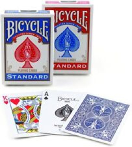 NEW – Bicycle – Standard Playing Cards – 2 pack – Red and Blue  Review