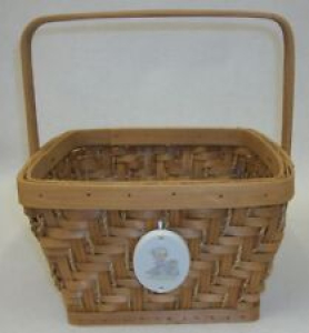 Precious Moments Wicker Basket with Porcelain Tie-On Ornament Girl on Bicycle Review