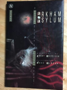 Arkum Asylum by Grant Morrison (1989, Hardcover) BATMAN JOKER Review