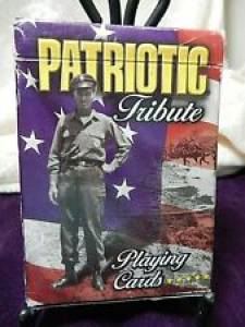 Patriotic Tribute Bicycle Playing Cards  WW i,WWII, Korea, Vietnam, Persian Gulf Review