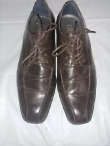 Men’s GUESS Lace Up Leather Bicycle Toe Dress Shoe Size 9.5 Review