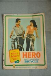 Vintage Hero Bicycles 1981 Silver Jubilee Year Litho Tin Signboard Review