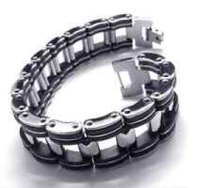 316L Stainless Steel Bicycle Chain Design Links Chain Cool mens Bangle Bracelet Review