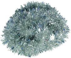 Silver Luxury Deluxe Chunky Christmas Tinsel Garland Tree Decoration Decor Bulk Review