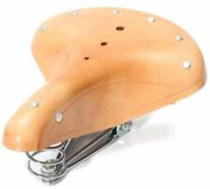Vintage Genuine Leather Bicycle Saddle Cycle Seat Riding Cushions Bike Saddle Review
