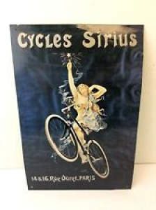 FTTD London 1994 Cycle Sires T98 Cycles Sirius Bike Metal Advertising Sign Nude Review