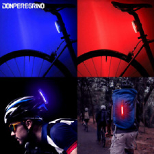 Bicycle Tail Light Rechargeable Bike Rear Lights Blue Red 110 Lumens High DON Review