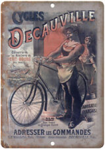 Decauville Cycles Paris Vintage Bicycle Ad 12″ x 9″ Retro Look Metal Sign B192 Review
