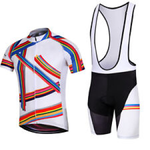 Rainbow Men’s Cycling Kit Bike Bicycle Jersey and Bibs Shorts Cycling Short Set Review
