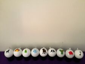 Painted Christmas Baubles – Christmas Decorations Review