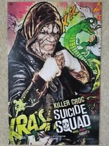Suicide Squad movie poster Killer Croc 11″ x 17″ 11×17 inches mini Kroc Review