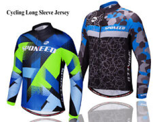 Cycling Long Sleeve Jersey for Men Bike Shirt UV Protection Bicycle Clothing Review