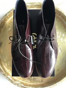 Opening Ceremony Mens Dress Embossed Croc Leather Shoes Sz45 $560 Review