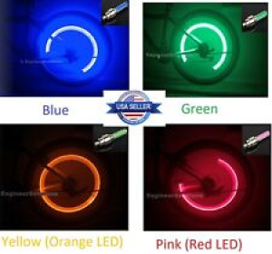 Valve Stem LED CAP for Bike Bicycle Car Motorcycle Wheel Tire Light Lamps Safety Review