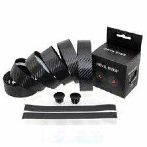 4M Road Carbon Fiber Texture Bike HandleBar Tape Cycling Bicycle Grips MTB   Review