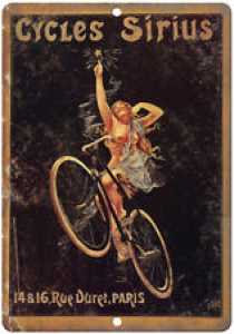 Cycles Sirius Bicycle Vintage Ad 10″ x 7″ Reproduction Metal Sign B333 Review
