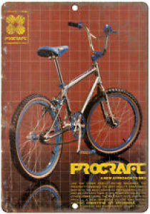 Procraft BMX Racing Freestyle bicycle Motocross 10″ x 7″ retro metal sign  B181 Review