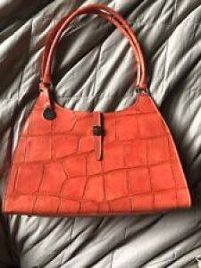 Dooney & Bourke Orange Croc Shoulder Bag Review