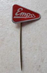 EMPO Netherlands Bicycle bike hat pin lapel tie tac hatpin pins 1960 red Review