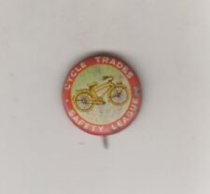 VINTAGE PIN – CYCLE TRADES – SAFETY LEAGUE – BICYCLE Review