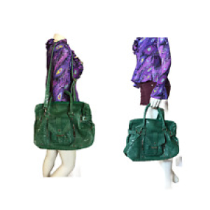 Green Croc Pattern Segolene Satchel Bag Review