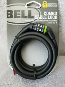 BELL Bicycle Combination Cable Lock 8MMX5FT Protective Cover NEW Review