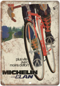 Michelin Elan Vintage Bicycle Ad 10″ x 7″ Reproduction Metal Sign B243 Review