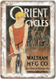 Orient Cycles Waltham MFG. Co Bicycle Ad 12″ x 9″ Retro Look Metal Sign B191 Review