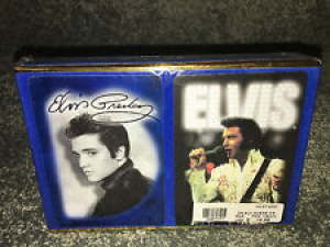 ELVIS PRESLEY Full Size PLAYING CARDS Vintage SET OF 2 DECKS Graceland Image EPE Review