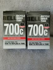 Set of 2 NEW Bell Bicycle Inner Tube 700c Presta Valve 25-32mm Road Hybrid NIB Review